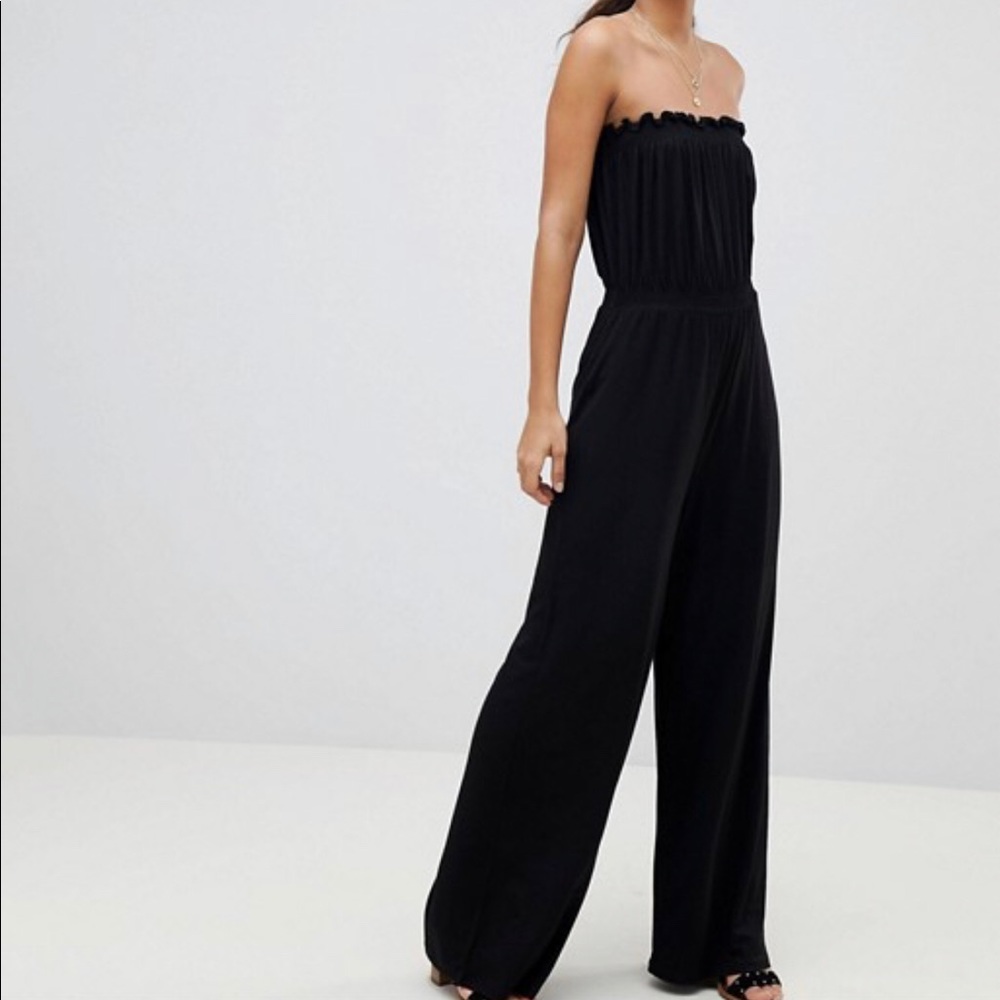 ASOS Tall Bandeau Jersey Jumpsuit